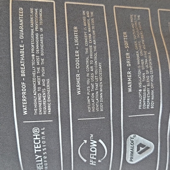 Helly-Hansen Mens Alpha 4.0 Jacket Fitted M Gray 65927 Helly Tech Recco H2 Flow - Picture 14 of 16